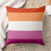 レズビアンプライド国旗のデザイン クッション (ブランケット)
