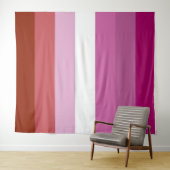 レズビアンプライド国旗の垂直 タペストリー (インサイチュ(横))