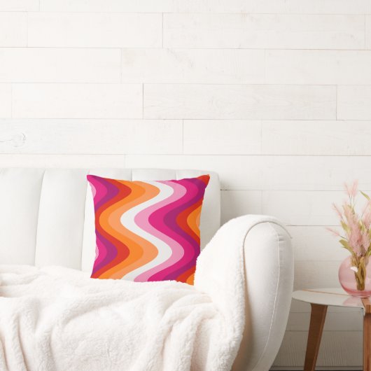 レズビアンプライド国旗 クッション (ソファ)