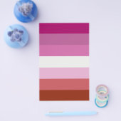 レズビアンプライド国旗 チラシ (シングル)