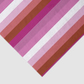 レズビアンプライド国旗（横） 薄葉紙 (詳細)