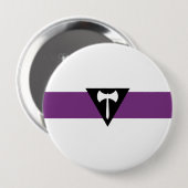 レズビアンプライド国旗 缶バッジ (正面&裏面)