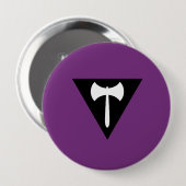 レズビアンプライド国旗 缶バッジ (正面&裏面)