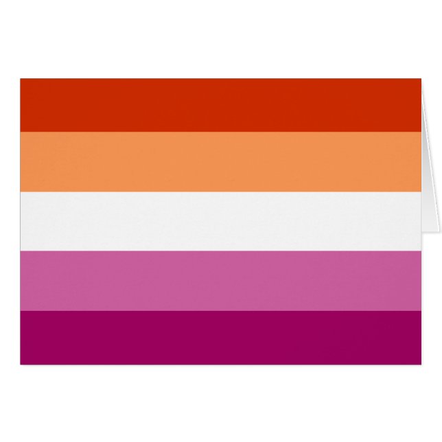 レズビアンプライド国旗LGBTQ (正面横)