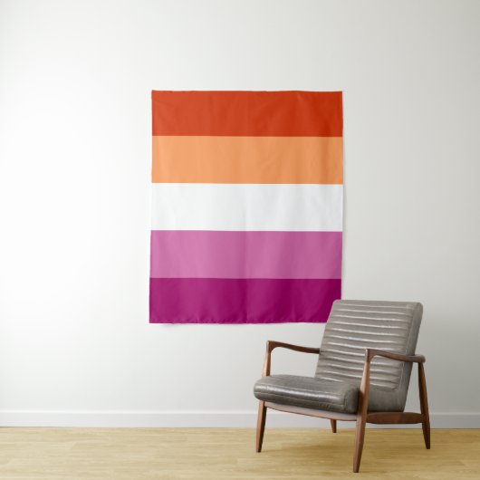 レズビアンプライド国旗LGBTQ タペストリー (インサイチュ)