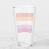 レズビアンプライド国旗LGBTQ タンブラーグラス (裏面)