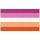 レズビアンプライド国旗LGBTQ テーブルクロス (正面(横))