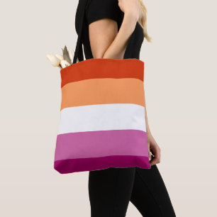 レズビアンプライド国旗LGBTQ トートバッグ