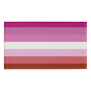 レズビアンプライド国旗LGBTQ 名札