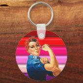 レズビアンプライド キーホルダー (正面)