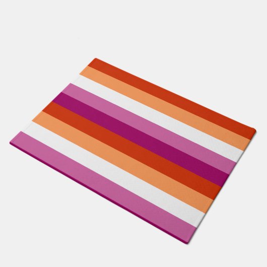 レズビアンプライド ドアマット (アングル)