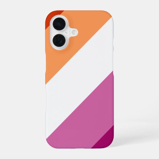 レズビアンプライド iPhone 16ケース (裏面)