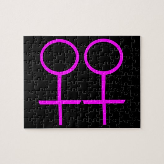 レズビアンラバーズパズル ジグソーパズル (横)