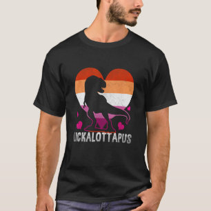 レズビアンリカロタポス恐竜LgbtqゲイトランスPr Tシャツ
