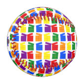 レズビアンレインボークリスマスツリーとプレゼント 野球ボール (正面左)