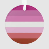 レズビアン国旗 オーナメント (裏面)
