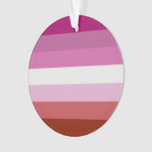 レズビアン国旗 オーナメント (正面)