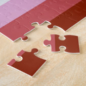 レズビアン国旗 ジグソーパズル (側面)