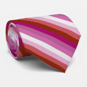 レズビアン国旗 ネクタイ (ロール)