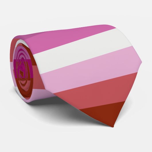 レズビアン国旗 ネクタイ (ロール)