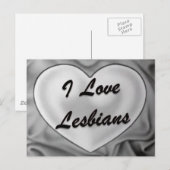 レズビアン大好き ポストカード (正面/裏面)