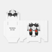 レズビアン夫人パーソナライズされた連結婚 フェイバーボックス (折り畳みなし)