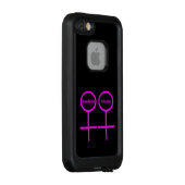 レズビアン好きパーソナライズされたの電話ケース LifeProof iPhoneケース (裏面/右)