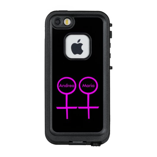 レズビアン好きパーソナライズされたの電話ケース LifeProof iPhoneケース (裏面)