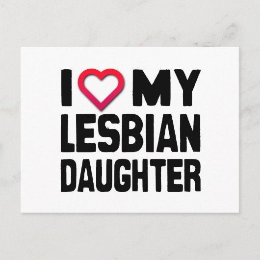 レズビアン娘が大好き ポストカード (正面)