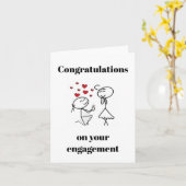 レズビアン婚約おめでとう カード (黄色い花)