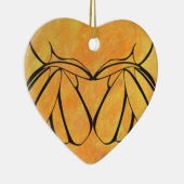 レズビアン愛好家が人間関係休憩 セラミックオーナメント (右)