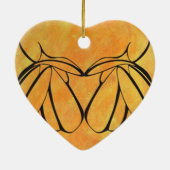 レズビアン愛好家が人間関係休憩 セラミックオーナメント (裏面)