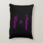 レズビアン愛好家のカスタマイズ可能な枕 アクセントクッション (裏面(縦))