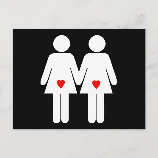 レズビアン愛好家 – ポストカード (正面)