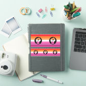 レズビアン抗議旗 シール (iPadカバー)
