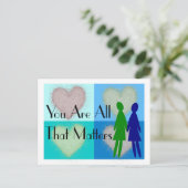 レズビアン毎日のカードとギフト ポストカード (スタンド正面)