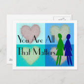 レズビアン毎日のカードとギフト ポストカード (正面/裏面)