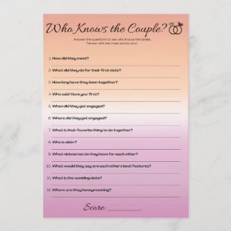 レズビアン独身最後の夜のゲーム - カップルを知る人 招待状