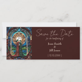 レズビアン結婚式の日付を保存