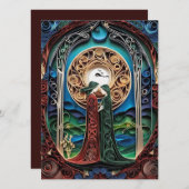 レズビアン結婚式招待状 招待状 (正面/裏面)