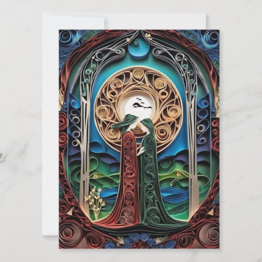 レズビアン結婚式招待状 招待状 (正面)