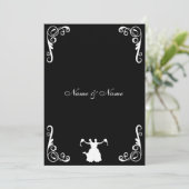 レズビアン結婚式招待状-花嫁と花嫁 招待状 (スタンド正面)