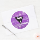 レズビアン絵を描プライド(Labrys) ラウンドシール (封筒)