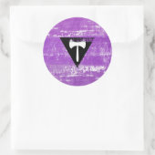 レズビアン絵を描プライド(Labrys) ラウンドシール (バッグ)