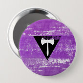 レズビアン絵を描プライド(Labrys) 缶バッジ (正面&裏面)