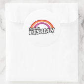 レズビアン誇りを持ったと ラウンドシール (バッグ)