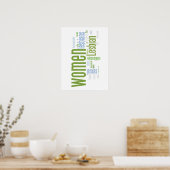 レズビアン語 ポスター (キッチン)