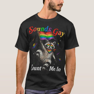 レズビアン おもしろイタチ ラインプライド LGBTQ Tシャツ