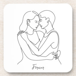 レズビアン・エッセンス・オブ・ラブライン・アート コースター