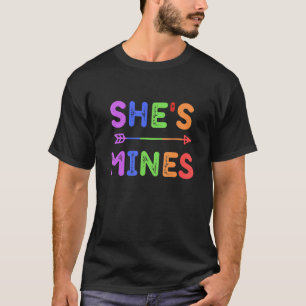 レズビアン・カップル彼女は私は彼女のマッチングLgbt P Tシャツ